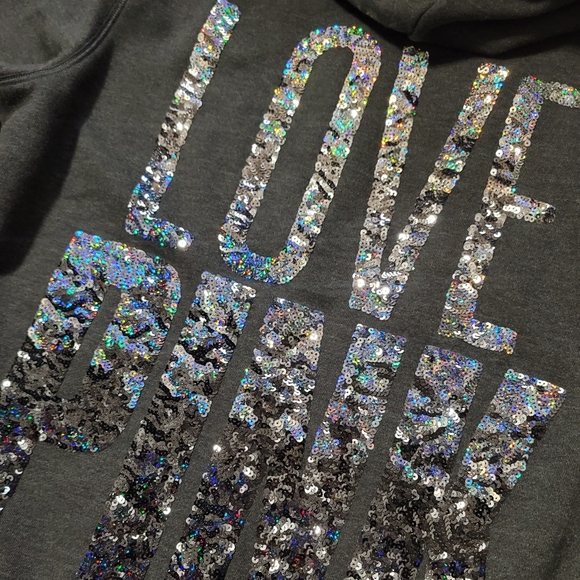 🚫SOLD🚫 VS PINK bling fullzip - Picture 2 of 3